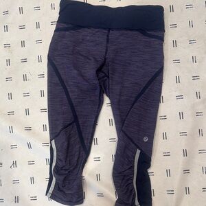 Lululemon Purple Cropped Leggings